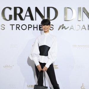 Eve Gilles (Miss France 2024) - Première édition des Trophées Madame – Le Grand Dîner dans le cadre prestigieux de l'hôtel Peninsula à Paris le 6 mars 2025. © Cyril Moreau/Bestimage