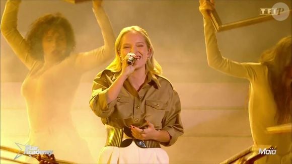 Maïa lors du prime du 12 octobre de la "Star Academy"