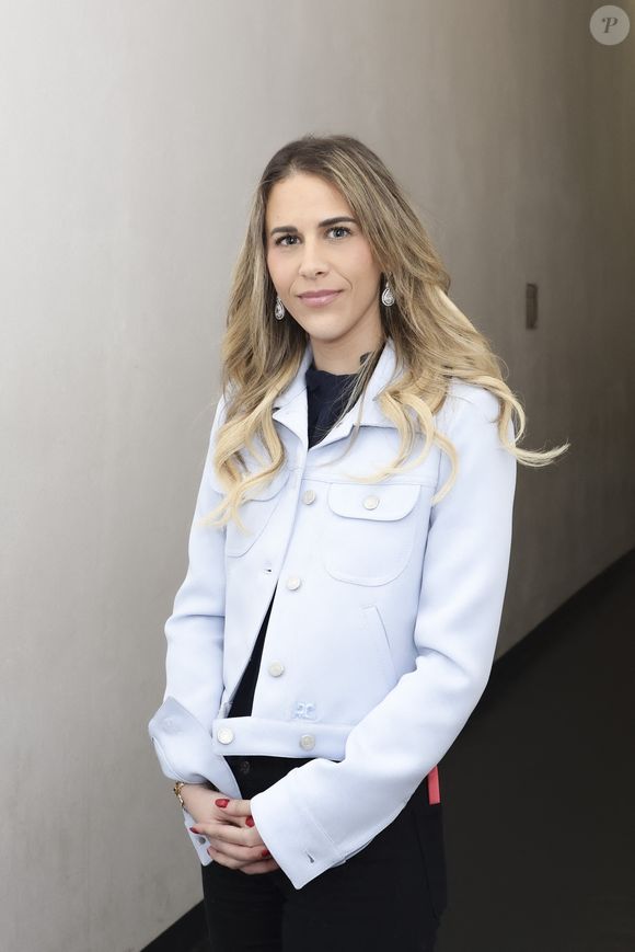 Exclusif - Sarah Saldmann, en backstage de l’émission « TPMP » La dernière sur C8,  présentée par C.Hanouna et diffusée en direct sur C8, Paris, France, le 27 fevrier 2025. © Jack Tribeca / Bestimage