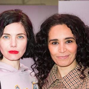 Delphine Chaneac et Aida Touihri assistent au défilé Alianna Liu lors de la semaine de la mode féminine automne/hiver 2020-2021 à Paris le 27 février 2020. Photo par Nasser Berzane/ABACAPRESS.COM
