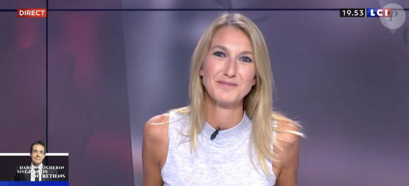 Amélie Carrouër, présentatrice sur LCI.