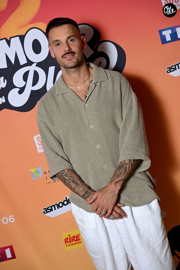 M. Pokora au photocall lors de l'enregistrement de l'émission "L'humour à la plage" pour la 2eme édition du festival de Juan les Pins à la pinède Gould. © Bruno Bebert / Bestimage