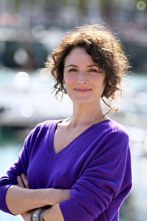 Elsa Lunghini participe à Ici Tout Commence lors du 26e Festival de fiction de La Rochelle le 14 septembre 2024 à La Rochelle, France. Photo de Franck Castel/ABACAPRESS.COM