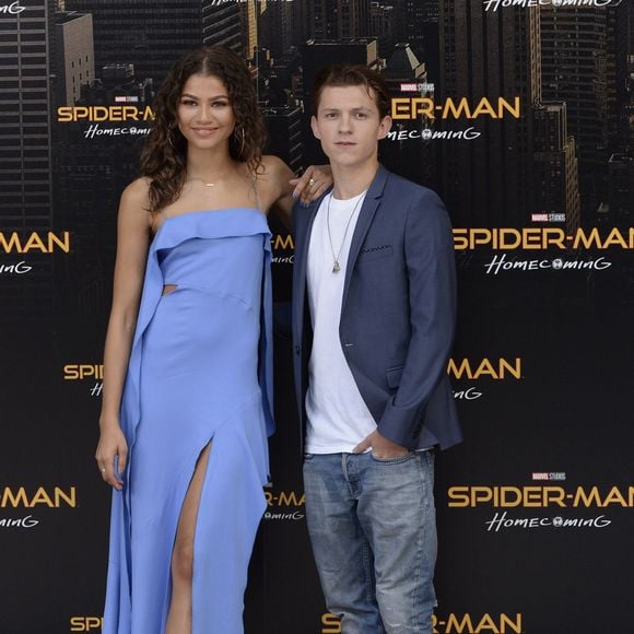 Les acteurs Zendaya et Tom Holland lors du photocall du film "Spiderman : Homecoming" à Madrid, Espagne, le 14 juin 2017.
GTRES / BESTIMAGE