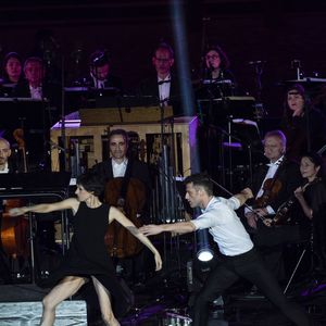 Exclusif - Marie-Claude Pietragalla et son mari Julien Derouault - Soirée spéciale " Notre Dame de Paris, Le Grand Concert " qui s'est déroulée dans la Cour des Invalides à Paris 7eme et diffusée sur France 2 samedi 20 Avril 2019. 
© Pierre Perusseau / Bestimage