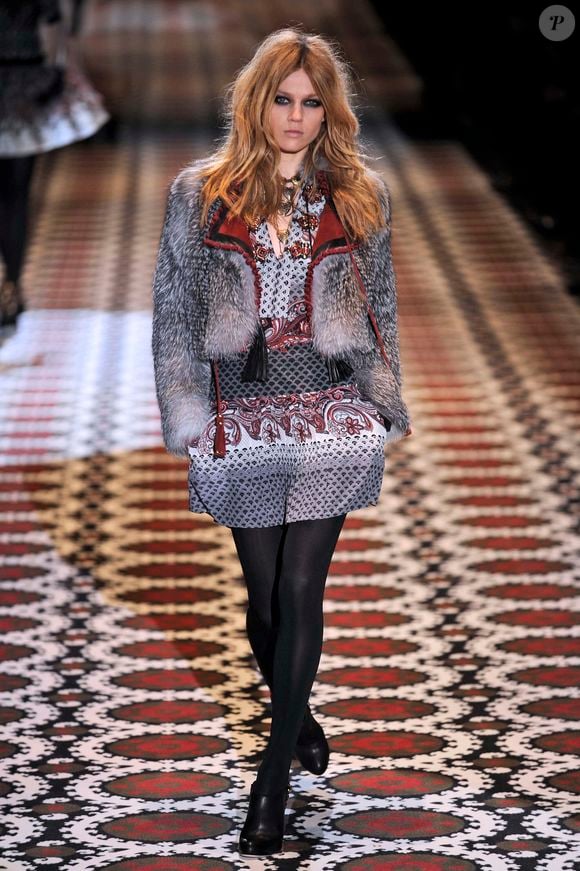 Masha Novoselova - Défilé de prêt-à-porter Gucci automne/hiver 2008-2009 à Milan