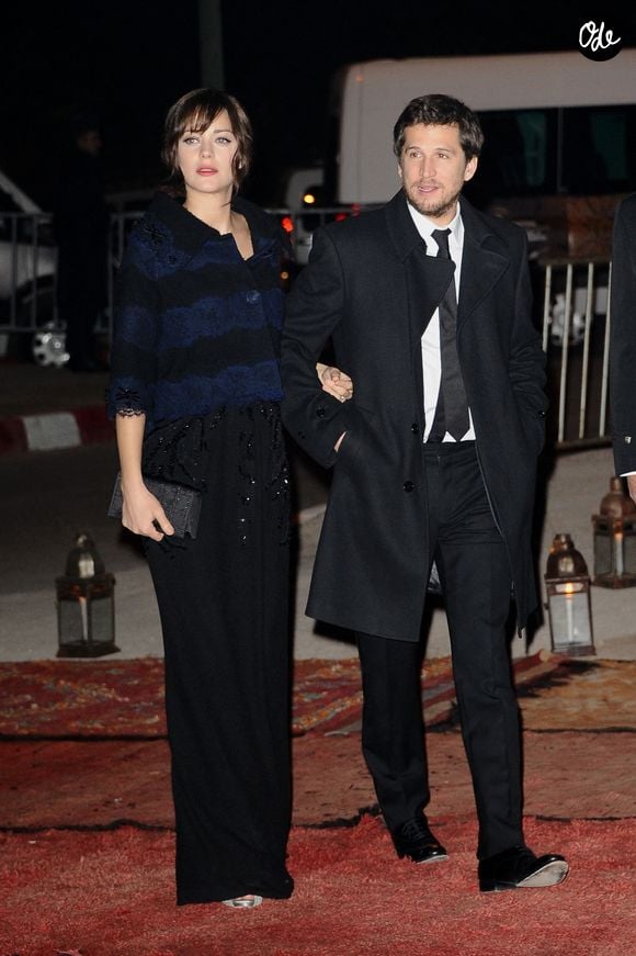 Marion Cotillard et Guillaume Canet à leur arrivée à la soirée Dior organisée dans le cadre du 10e « Festival du film de Marrakech », à Marrakech, au Maroc, le 4 décembre 2010. Photo de Nicolas Briquet/ABACAPRESS.COM