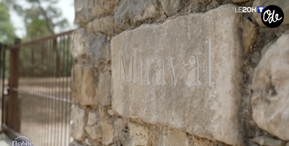 Brad Pitt y passe la moitié de son temps mais se veut d'une discrétion absolue. Image de TF1.

Image du château de Miraval appartenant à Brad Pitt dans le Sud de la France