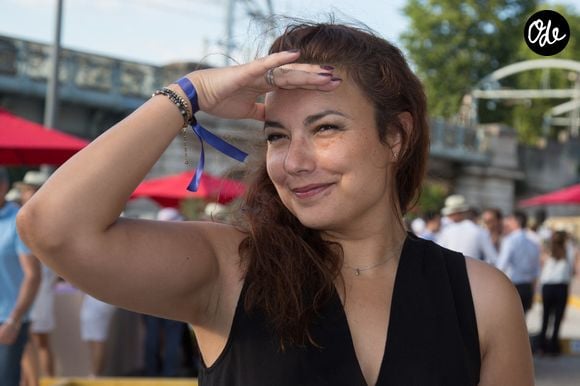 Anais Baydemir lors du 6e Trophée de la Pétanque Gastronomique au Paris Yacht Marina, le 28 juin 2018 à Paris, en France. Photo de Nasser Berzane/ABACAPRESS.COM