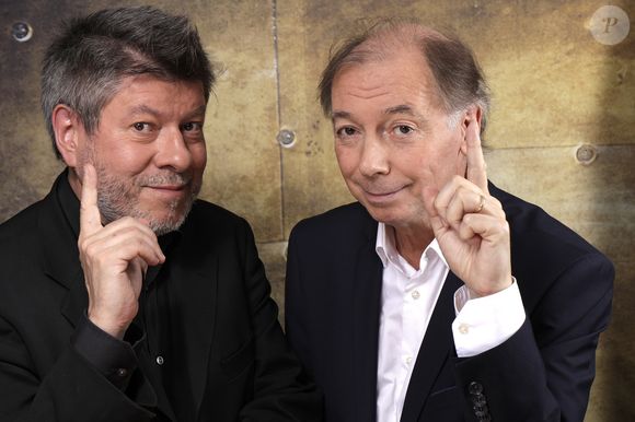 Philippe Chevallier et Regis Laspales - Portrait - Paris le 14 septembre 2017. © CEDRIC PERRIN / BESTIMAGE