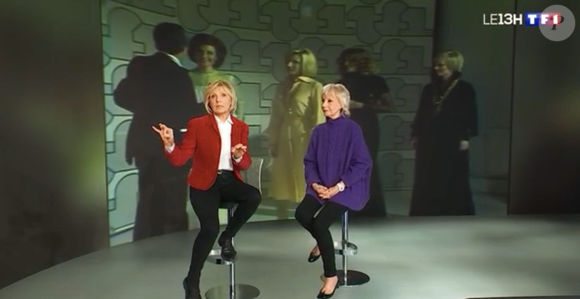 Denise Fabre et Evelyne Dhéliat réunies pour fêter les 50 ans de TF1