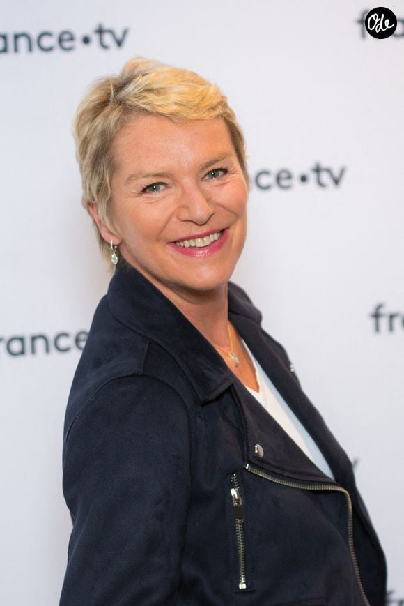 Elise Lucet lors de la conférence de presse de France Télévision au Pavillon Gabriel à Paris, en France, le 24 août 2021. Photo : Nasser Berzane/ABACAPRESS.COM