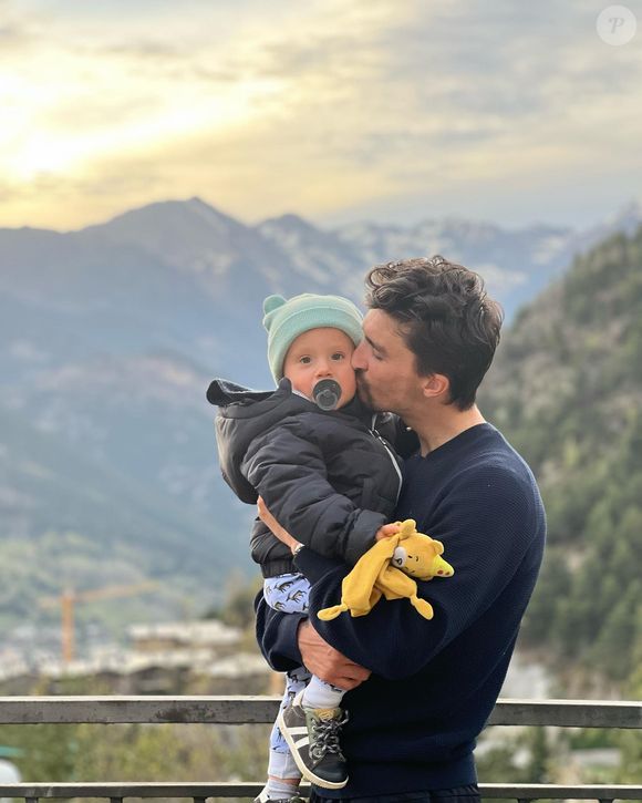 Julian Alaphilippe un papa gâteau pour son fils, Nino. Photo Instagram.