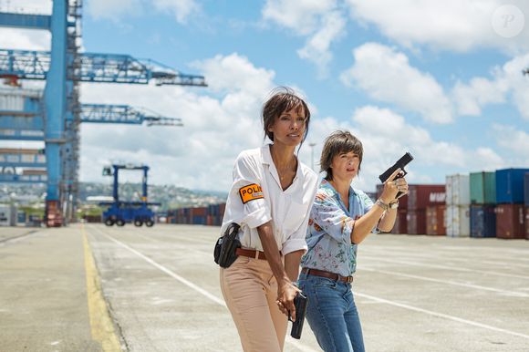 Exclusif - Sonia Rolland et Béatrice de la Boulaye sur le tournage de la saison 2 de la série "Tropiques criminels" en Martinique, qui sera diffusée à partir du 19 février 2021 sur France 2. Juillet 2020
© Sylvie Castioni / Bestimage