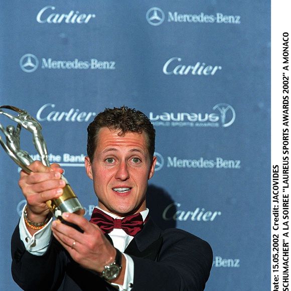 Archives - Michael Schumacher à Monaco en 2002. DOMINIQUE JACOVIDES / BESTIMAGE