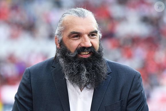 Sébastien Chabal lors de la finale de rugby Top 14 opposant le Stade Toulousain Rugby (Toulouse) au Stade Rochelais (La Rochelle) au Stade de France à Saint-Denis, Seine Saint-Denis, le 17 juin 2023. Toulouse a gagné 29-26. © Federico Pestellini/Panoramic/Bestimage