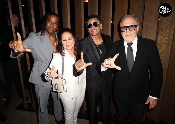 Yotuel Romero, Gloria Estefan, Rety Malcom et Emilio Estefan - 40ème festival annuel du film de Miami le 5 mars 2023.