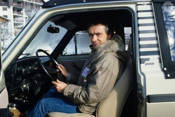 En France, à Megève, Michel Sardou avec sa femme Babette en février 1985.
Michel Ristroph via Bestimage