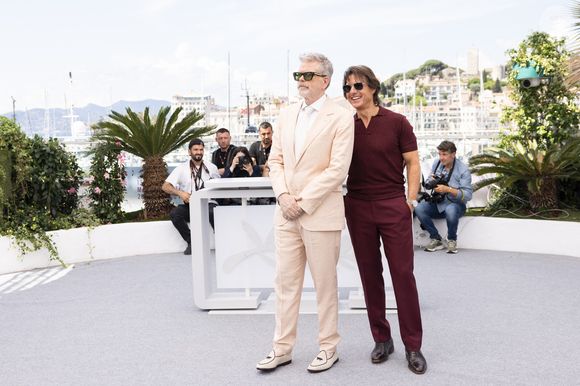 Christopher McQuarrie, Tom Cruise - Photocall de "Mission: Impossible - The Final Reckoning" lors du 78ème Festival International du Film de Cannes, le 14 mai 2025.
© Moreau/Jacovidès/Bestimage