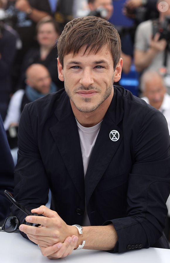 Gaspard Ulliel au photocall du film "Sibyl" lors du 72ème Festival International du film de Cannes, le 25 mai 2019.

Photo : Jacovides-Moreau / Bestimage
