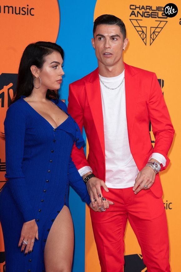 Cristiano Ronaldo et Georgina Rodriguez assistent aux MTV EMAs 2019 au centre de conférences et d'expositions FIBES, le 3 novembre 2019 à Séville, en Espagne. 
Photo : ABACAPRESS.COM