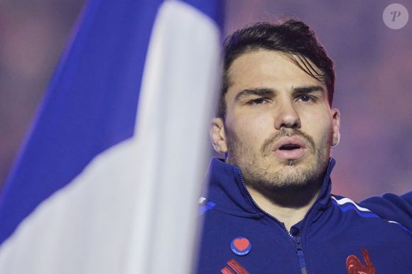 Antoine Dupont lors du lancement du Tournoi des Six Nationsopposant la France au Pays de Galles (43-0), au Stade de France, à Saint-Denis, Seine Saint-Denis, France, le 31 janvier 2025. © Cyril Moreau/Bestimage
