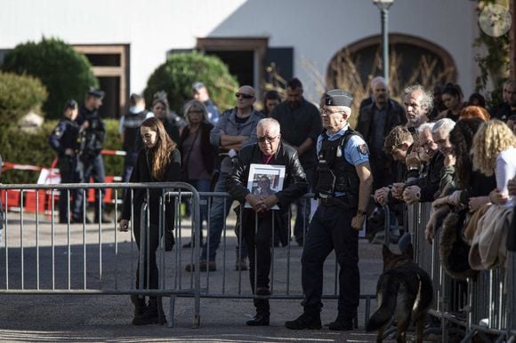 Obsèques de Lina, l'adolescente de 15 ans disparue le 23 septembre 2023, en l'Eglise Saint-Arnould de Plaine, le 25 octobre 2024. © Elyxandro Cegarra / Panoramic / Bestimage