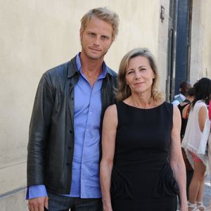 Claire Chazal et Arnaud Lemaire arrivent à la présentation de la collection Haute-Couture 2011-2012 de Christian Dior au Musée Rodin à Paris, France, le 4 juillet 2011. Photo ABACAPRESS.COM