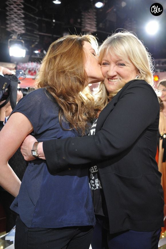 Charlotte de Turckheim et Julia Piaton lors de l'enregistrement de l'émission Vivement dimanche en 2012
Bestimage / Guillaume Gaffiot