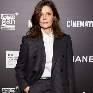 Exclusif -  Chiara Mastroianni (habillée en Céline) , Retrospective Marcello Mastroianni à la Cinémathèque Française du 11 au 29 septembre 2024, , Paris 11 Septembre 2024 - Jeremy Melloul / Bestimage