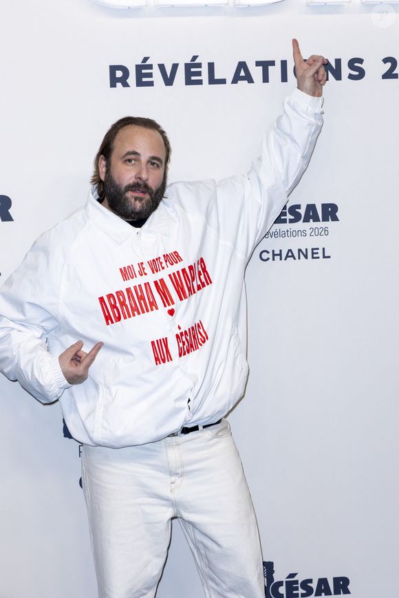 Vincent Macaigne - Photocall du dîner des Révélations César 2026 à l'Elysée Montmartre à Paris, France, le 19 janvier 2026.
 
© Olivier Borde / Bestimage