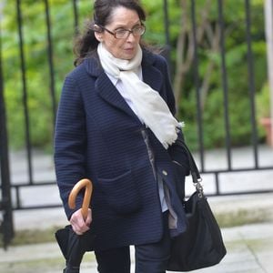Chantal Lauby - Obsèques de André Rousselet en la Basilique Sainte-Clotilde de Paris le 2 juin 2016. AGENCE / BESTIMAGE