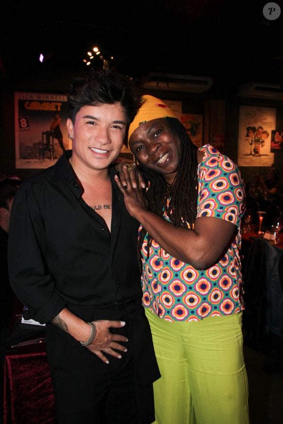 Exclusif - Nicolas Waldorf et Princess Erika lors de la soirée de présentation de la nouvelle revue au Artishow Cabaret à Paris le 2 juin 2025. Le cabaret fête aussi son 250 000 ème spectateur.

© Philippe Baldini / Bestimage