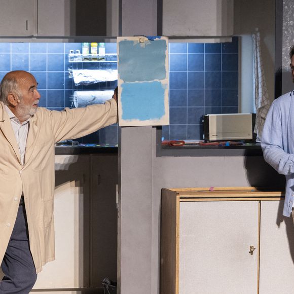 Exclusif - Gérard Jugnot, Arthur Jugnot - Représentation de la pièce de théâtre "Le jour du kiwi" au Théâtre de Verdure lors du 40ème Festival de Ramatuelle. Le 6 août 2024
© Cyril Bruneau / Festival de Ramatuelle / Bestimage