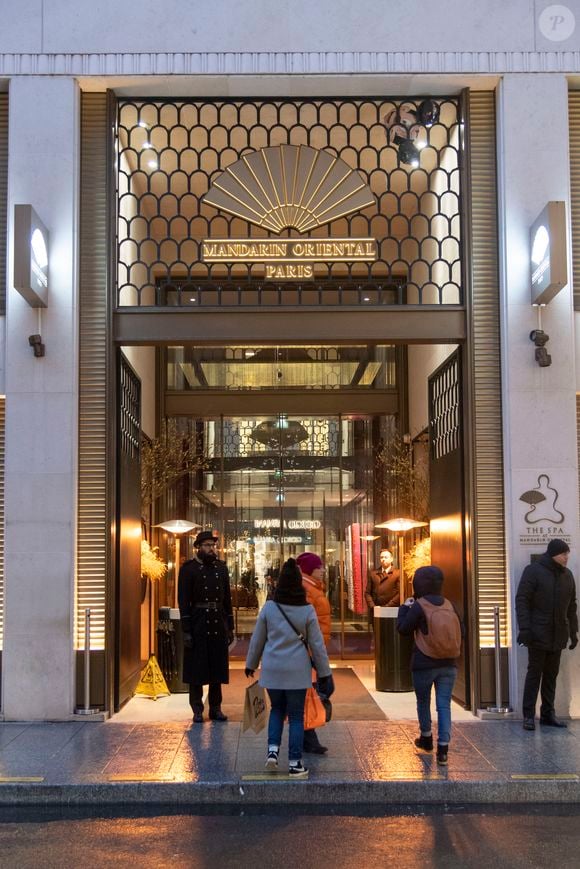 Illustration de l'hôtel Mandarin Oriental dans l'affaire du rappeur américain Chris Brown à Paris, France, le 23 janvier 2019.
Crédit : Agence / Bestimage