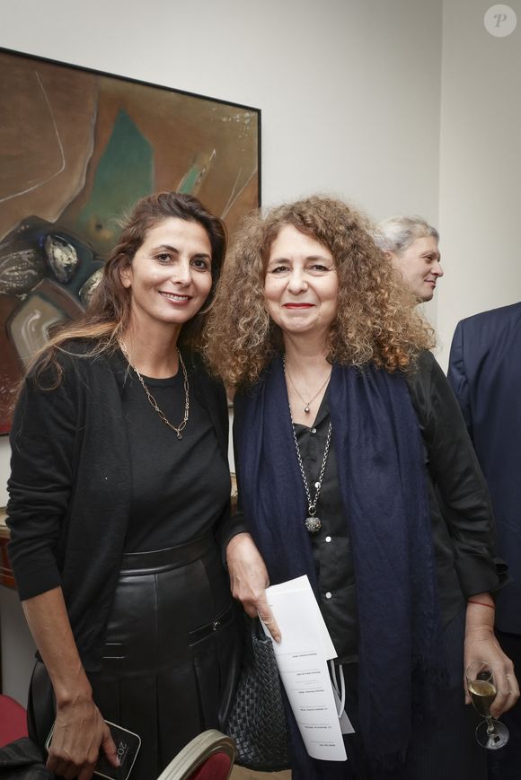 Exclusif - Delphine Meillet et Valérie Toranian lors d'un dîner de la Revue des Deux Mondes à la Maison de l'Amérique Latine à Paris le 15 septembre 2025
© Jack Tribeca / Bestimage