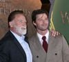 Arnold Schwarzenegger suit de très près les multiples projets cinématographiques de son fils Patrick Schwarzenegger né de son ancienne union avec Maria Shriver.
Los Angeles - Arnold Schwarzenegger, Patrick Schwarzenegger à la première de la saison 3 de White Lotus aux Paramount Studios à Los Angeles, CA (Credit Image : © Kay Blake/ZUMA Press Wire)