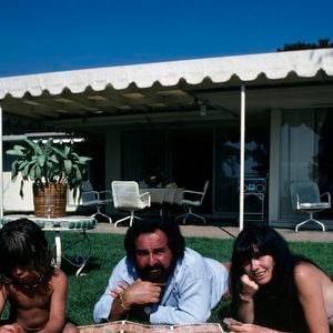 Archives - De gauche à droite: Cédric et Alexandre aux côtés de leurs parents, Richard Anthony et Sabine Alain Canu via Bestimage