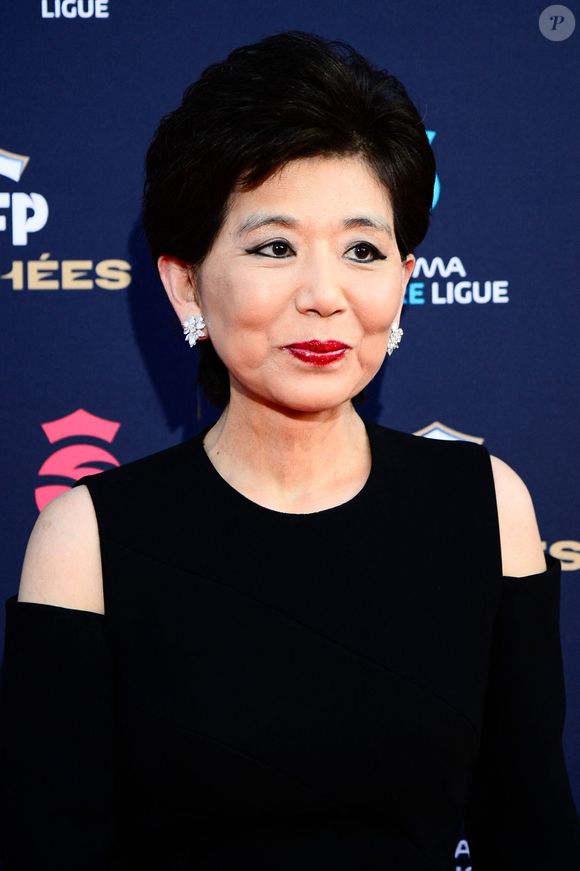 Michele Kang ( Olympique Lyonnais ) assiste à la cérémonie des "Trophées LFFP 2025" au Pavillon Dauphine le 28 avril 2025 à Paris, France. ( Photo by Dante Badano / PsnewZ ) -
