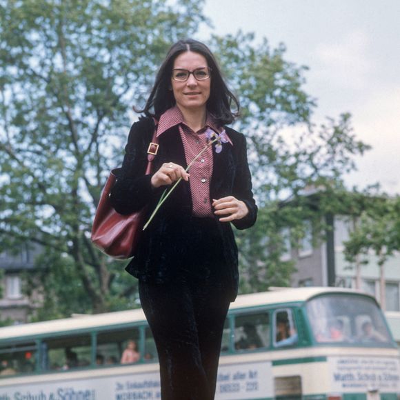 Nana Mouskouri en mai 1972. La chanteuse et femme politique grecque est née le 13 octobre 1934. Photo par DPA/ABACAPRESS.COM