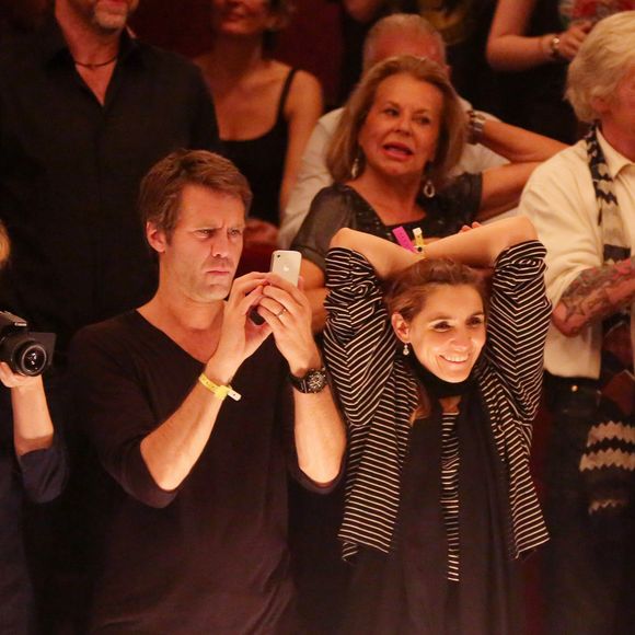 Exclusif - Le prince Emmanuel Philibert de Savoie et la princesse Clotilde (Courau) - People au Théâtre de Paris pour les 70 ans de Johnny Hallyday. Le 15 juin 2013 Borde-Corlouer-Jacovides-Moreau / Bestimage