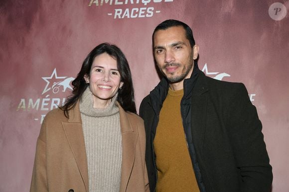 Louise Monot, Samir Boitard assistent au Prix d'Amérique 2025 à l'hippodrome de Paris, Vincennes, France, 26 janvier 2025. Photo by Lionel Urman/ABACAPRESS.COM