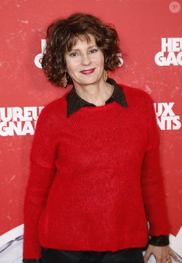 Anouk Grinberg - Avant-premiere du film "Heureux Gagnants" au cinéma Pathé Wepler à Paris le 4 mars 2024. © Marc Ausset-Lacroix/Bestimage
