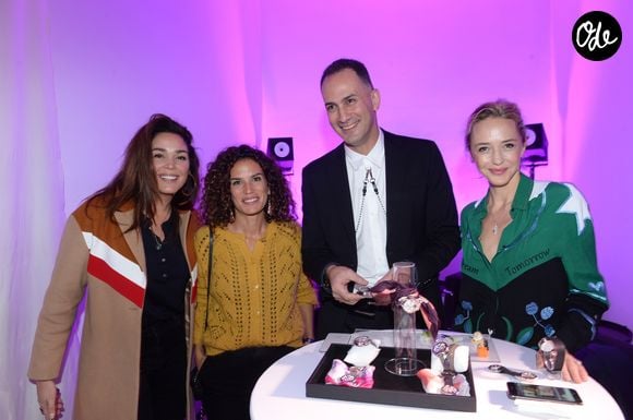 Lola Dewaere, Barbara Cabrita, Jean-Michel Karam et Hélène de Fougerolles - Soirée de lancement d'un e-shop Ieva (un pop-up store 38 rue Sainte-Croix-de-la-Bretonnerie) à Paris, France, le 31 janvier 2019.  © Rachid Bellak/Bestimage