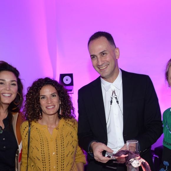 Lola Dewaere, Barbara Cabrita, Jean-Michel Karam et Hélène de Fougerolles - Soirée de lancement d'un e-shop Ieva (un pop-up store 38 rue Sainte-Croix-de-la-Bretonnerie) à Paris, France, le 31 janvier 2019.  © Rachid Bellak/Bestimage