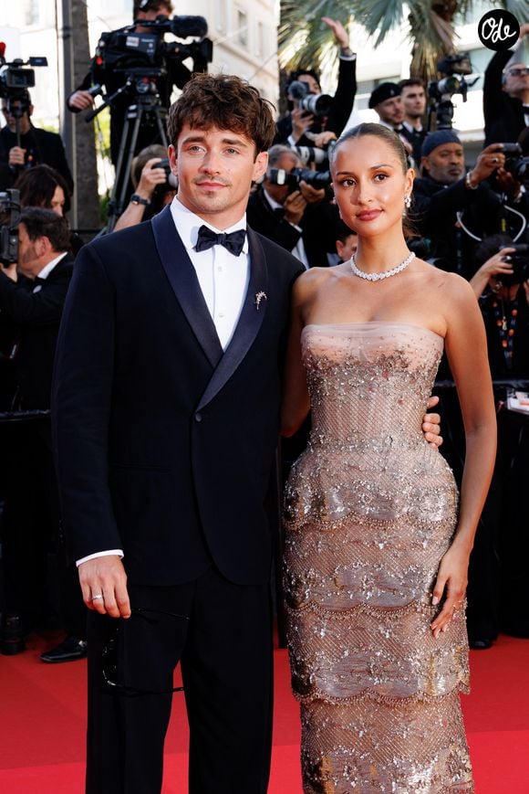 Charles Leclerc et sa femme Alexandra - Montée des marches du film « La vie d’une femme » lors du 79ème Festival International du Film de Cannes, le 13 mai 2026. 

© Jacovides-Moreau / Bestimage