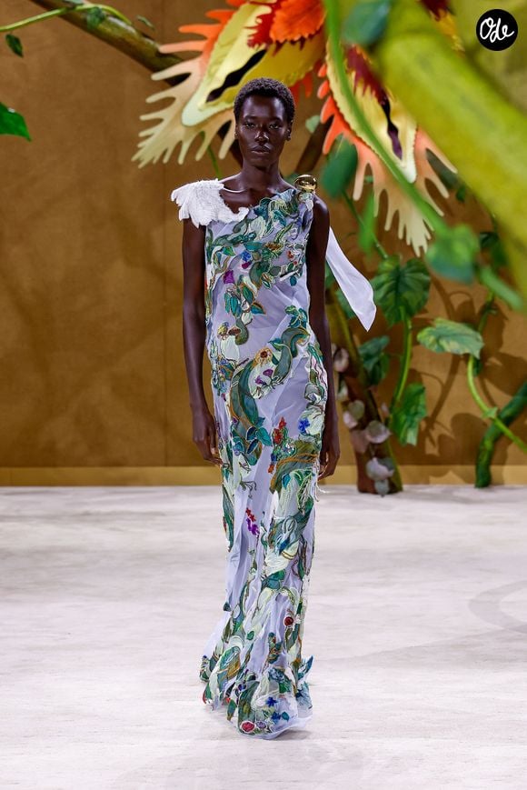 Défilé de mode Chanel Collection Haute Couture Automne/Hiver 2026-2027 lors de la Fashion Week de Paris (PFW) au Grand Palais, à Paris, France, le 7 juillet 2026. © Bestimage
