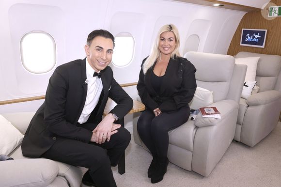 Exclusif - Carla Moreau lors de l'enregistrement de l'émission "Le Jet de Luxe", présentée par Jordan de Luxe. Paris, le 12 décembre 2025.
© Cédric Perrin/Bestimage
