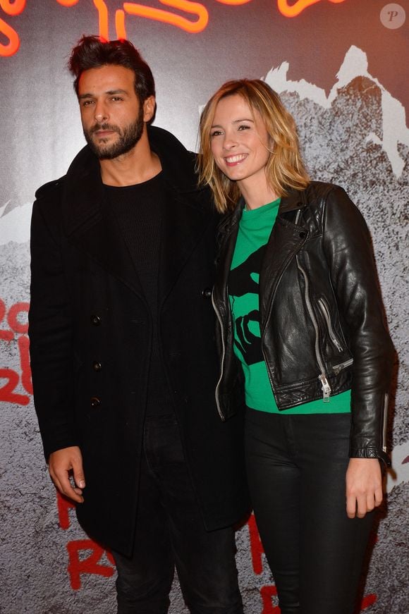 Maxim Nucci (Yodelice) et sa compagne Isabelle Ithurburu - Avant-première du film "Rock'n Roll" au Pathé Beaugrenelle à Paris le 13 février 2017. © Coadic Guirec / Bestimage