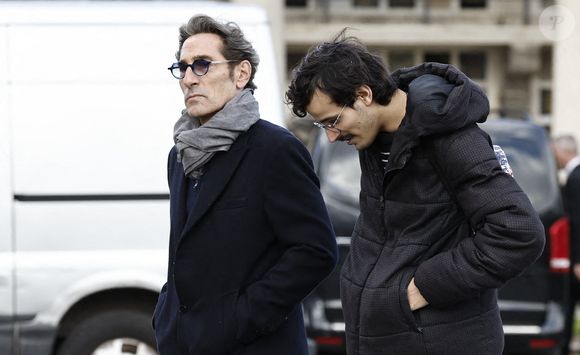 Paul El Kharrat, Invité - Obsèques d'Isabelle Mergault à la Coupole du Père-Lachaise à Paris le 30 mars 2026. © Cyril Moreau - Dominique Jacovides / Bestimage